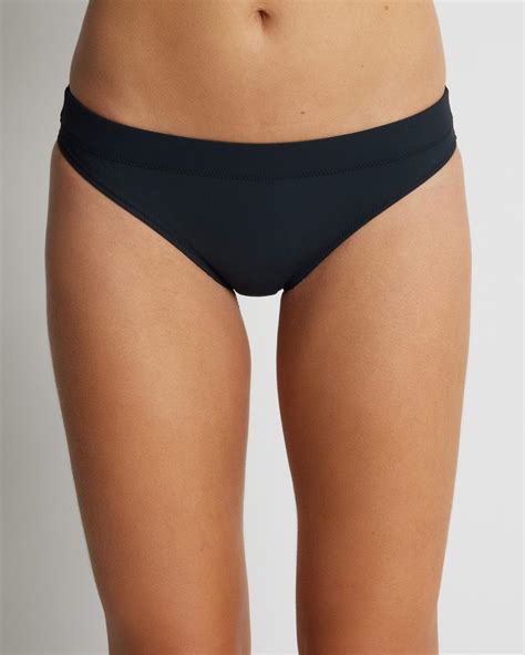 Shop Roxy Active Classic Bikini Sd Bottom In Anthracite Fast Shipping Easy Returns City