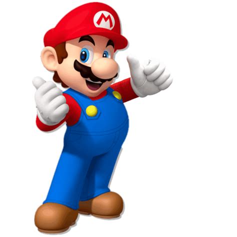 Apparently "Mario giving a double thumbs up" doesn't exist anywhere. So here's my low effort ...