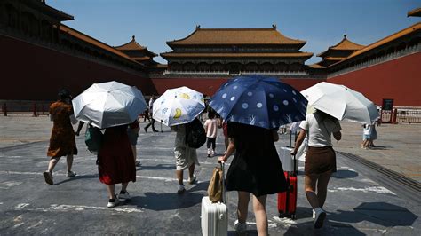 Heatwave In China Beijing Sees Record Temperatures For Third Day