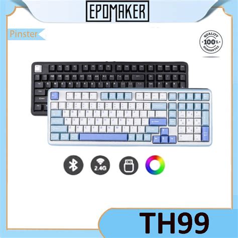 EPOMAKER TH99 Wireless Three Mode Bluetooth Hot Swappable Keyboard Shopee Philippines