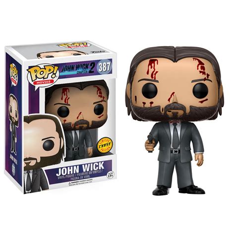 John Wick Funko POP! Vinyl Chase exclusive - bloody John Wick - Tesla's Toys