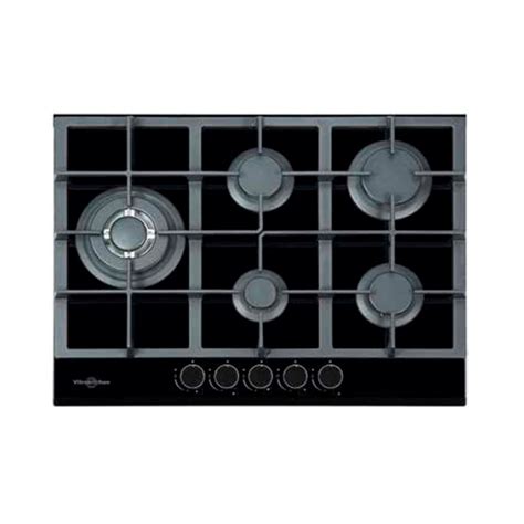 Placa Gas Vitrokitchen Cg Nn Cinco Fuegos Cm Natural