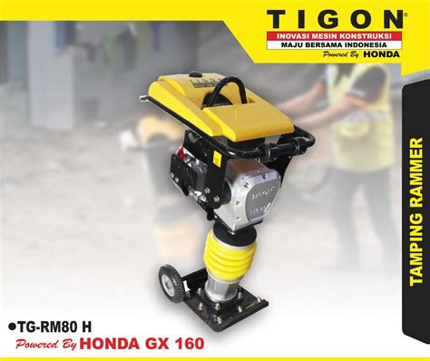 Tg Rm H Tamping Rammer Stamper Kuda Mesin Pemadat Tanah Tigon