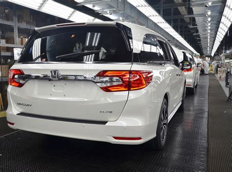 2018 Honda Odyssey Production Begins On Sale In Usa This Spring