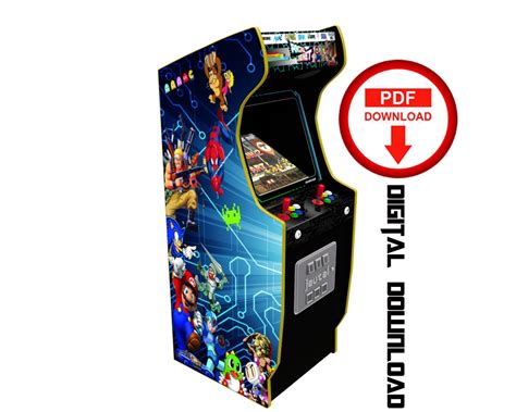 Multicade Arcade Cabinet Machine Artwork Graphics Vinyl Etsy Canada