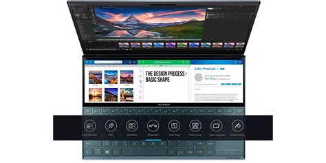 The ASUS ZenBook Duo offers dual screens for enhanced productivity ...