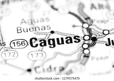 Caguas Puerto Rico On Map Stock Photo 1179575470 | Shutterstock