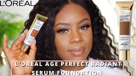 L Oreal AGE PERFECT RADIANT SERUM FOUNDATION First Impressions Wear