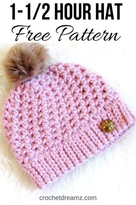 Easy One Skein Beanies Free Crochet Patterns Artofit