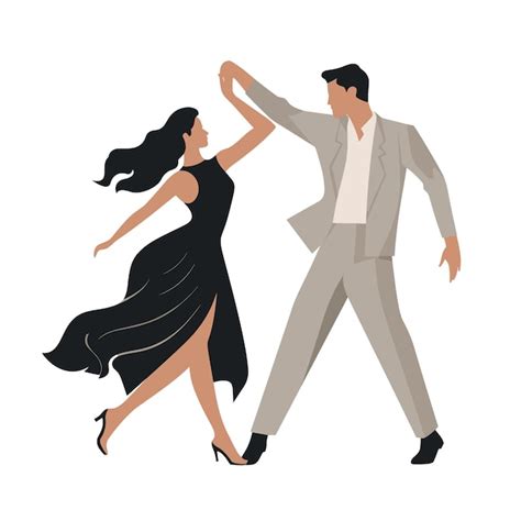 Premium Vector | Couple dance illustration