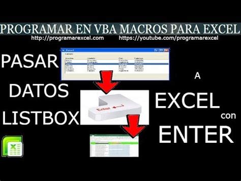 Como Pasar Con Enter Datos Seleccionados En Listbox Multiselect