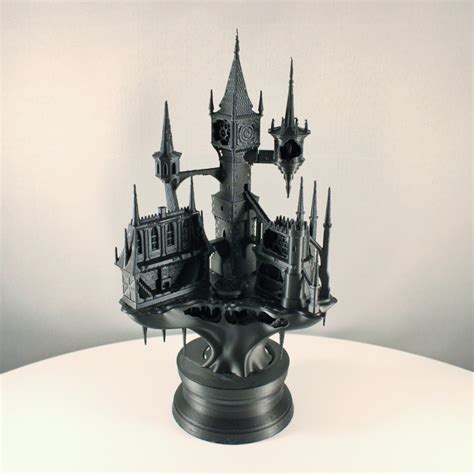 3D Printable Dracula's Castle - Castlevania by MiniWorld3D