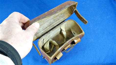 Wittmann Antique Militaria 47548C Brown Leather Medic Pouch