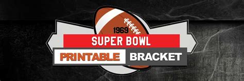 Super Bowl 3 Bracket - Printable NFL 1969 Playoffs - MyBookie