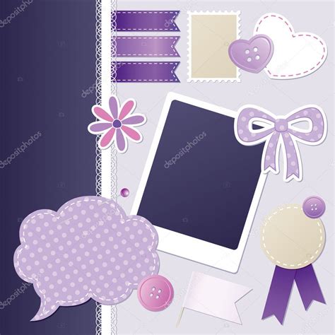 Set Of Scrapbooking Elements Stock Illustration By ©redcollegiya 8405503