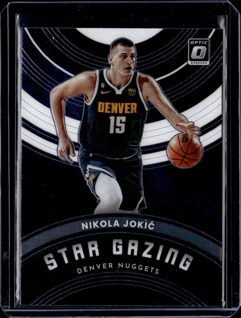 Nikola Jokic Donruss Optic Star Gazing Denver Nuggets Ebay