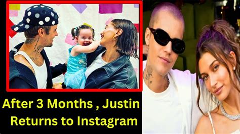 After 3 Months Away Justin Bieber Returns To Instagram With Touching