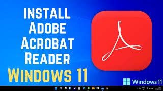 How To Install Adobe Acrobat Reader On Windows 11 Free Pdf Reader For