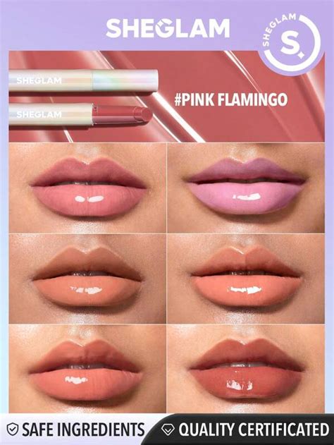 SHEGLAM Pout Perfect Shine Lip Plumper Pink Flamingo Moisturizing