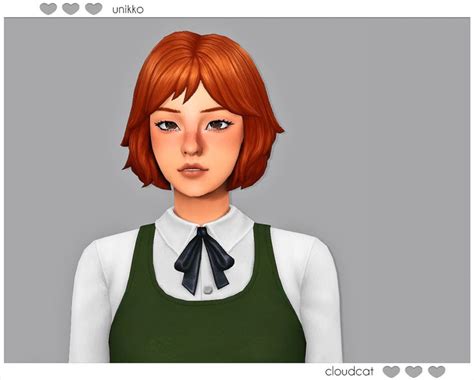 Unikko Hair Cloudcat Sims Hair Sims Sims