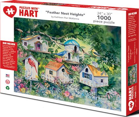 Feather Nest Heights Scratch And Dent 1000 Pieces Hart Puzzles