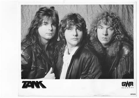 Tank Band Official Promo Picture From The Same Titled Album Tank 1988