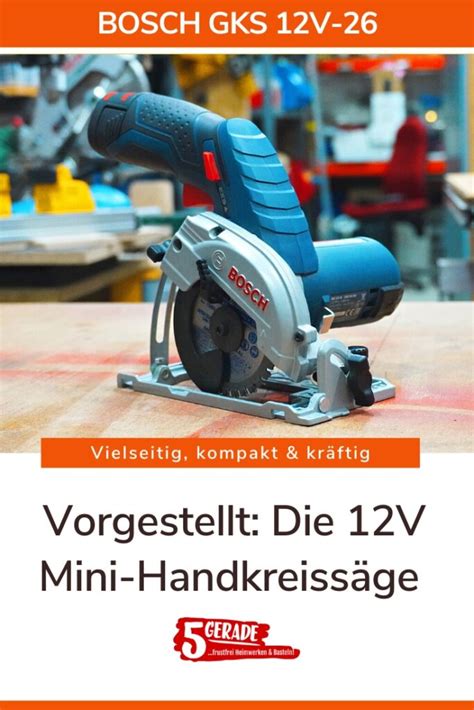 Vorgestellt: Mini-Handkreissäge Bosch GKS 12V-26 - Heimwerken