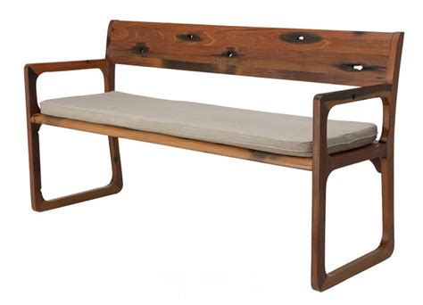 Banca Con Respaldo De Madera Natural Furniture Benches For Sale