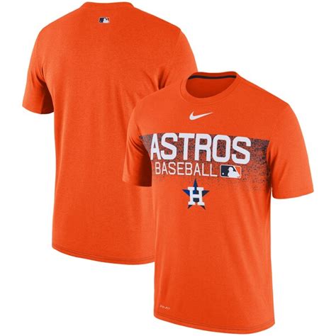 Men's Houston Astros Nike Orange Authentic Collection Legend Team ...