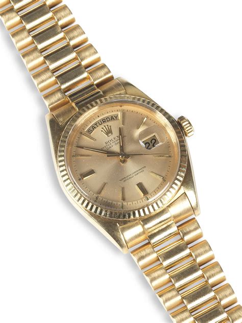 Rolex Sold Rolex Day Date 1803 From 1964 With Pie Pan Dial And Jubilee President Bracelet