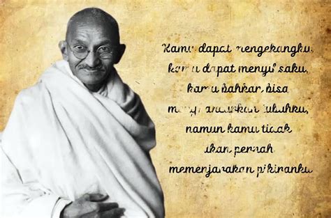 Kata Kata Bijak Dari Mahatma Gandhi Yang Akan Mengubah Pandangan Hidup