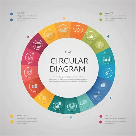 Infogr Fico De Diagrama Circular Plano Imagem Premium Gerada Ia