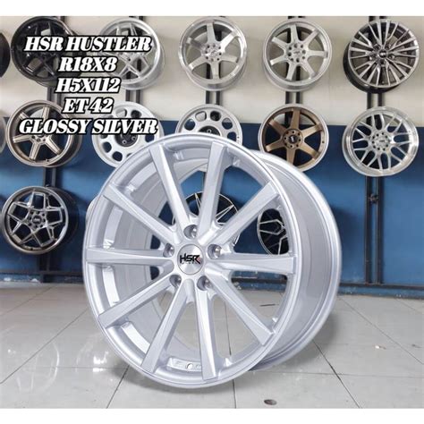 Jual Velg Mobil Ring 18 Hsr Hustler R18 Lebar 8 Pcd 5x112 Et42 Birawa