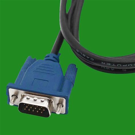 X Vga Cable M Long Vga Svga D Sub Male Pin Pc To Tft Lcd Monitor