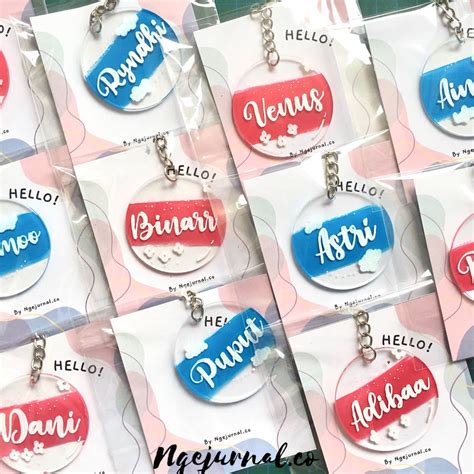 Jual Gantungan Kunci Lettering Ganci Custom Ganci Shopee Indonesia