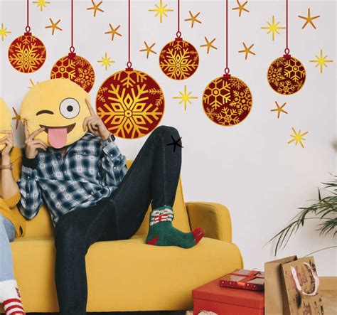 Christmas Decorations Wall Sticker - TenStickers