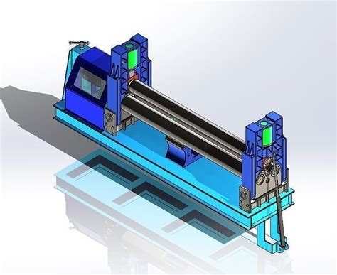 bending roller machine  model cgtrader