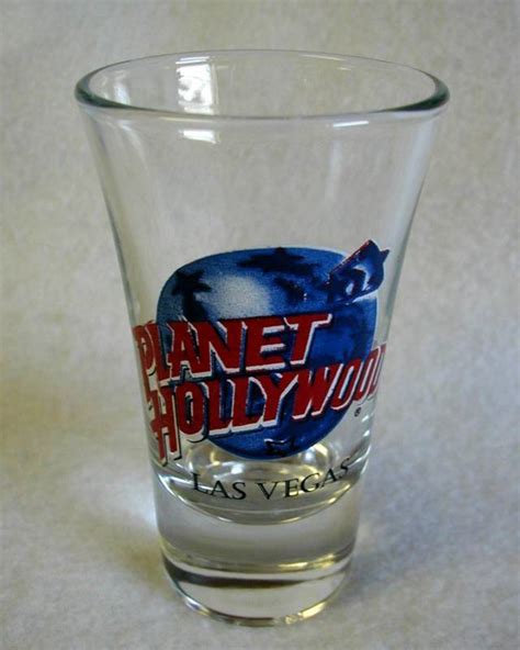 Flared Shot Glass Planet Hollywood Las Vegas Shooter 3 12 Jigger Ebay