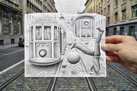 Ben Heine Pencil vs Camera diseño ilustración fotografía