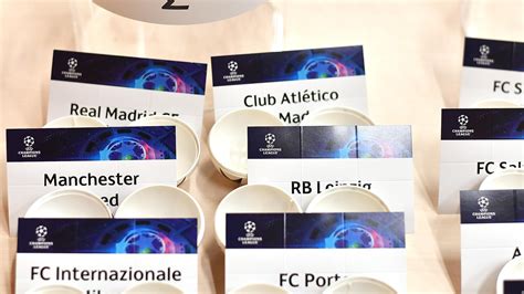 Töpfe Für Die Auslosung Der Champions League Gruppenphase Bestätigt