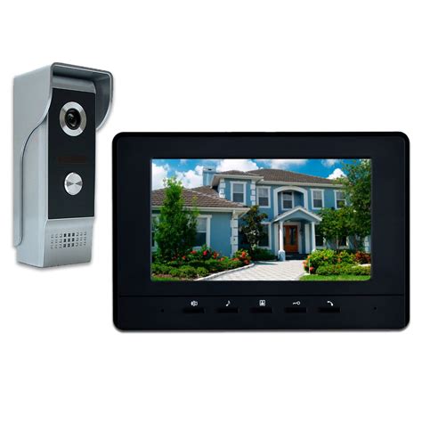 AMOCAM Wired Video Doorbell Phone 7 Video Intercom Monitor Doorphone