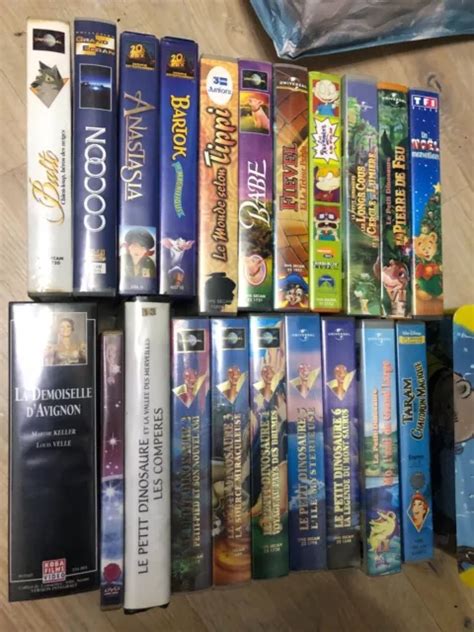 Lot De Cassettes Vid Os Vhs Eur Picclick Fr