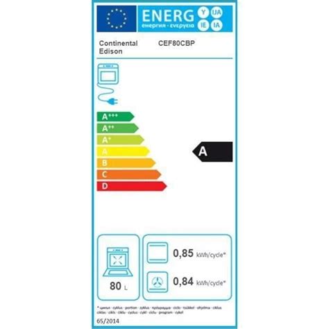 Four Encastrable Nettoyage Catalyse Chaleur Puls E Continental Edison