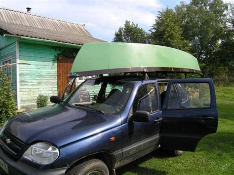 - Мой вариант перевозки лодки на крыше автомобиля -- Форум водномоторников.