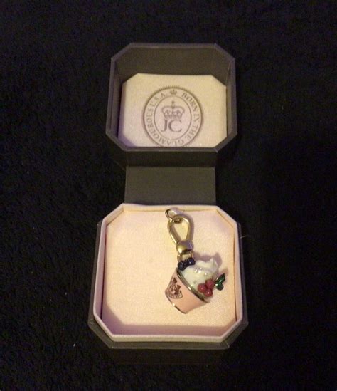 Rare Juicy Couture Ice Cream Dish Charm In Original B Gem