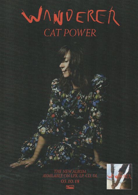 Cat Power – Wanderer (POSTERS, US/UK) | Pop-Catastrophe.co.uk