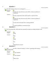 Quiz 2 Docx Question 1 2 Out Of 2 Points The 2002 Sarbanes Oxley Act