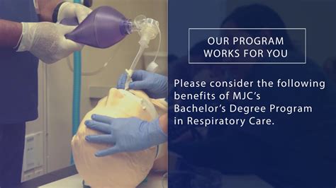 Respiratory Care Bachelors Degree Program At Mjc Youtube