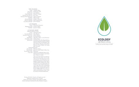 Ecology Book on Behance