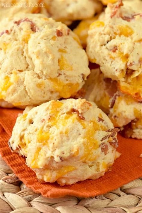 Easy Bacon Cheddar Biscuits Wine And Glue